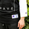 Number76 Original Raglan T-Shirt - Black w/White sleeve - Number76 Malaysia