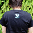 Number76 Original NANAROKU Tee - Black/Blue - Number76 Malaysia
