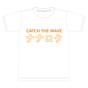 Number76 Original NANAROKU Tee - White/Orange - Number76 Malaysia