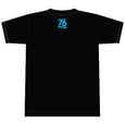 Number76 Original NANAROKU Tee - Black/Blue - Number76 Malaysia