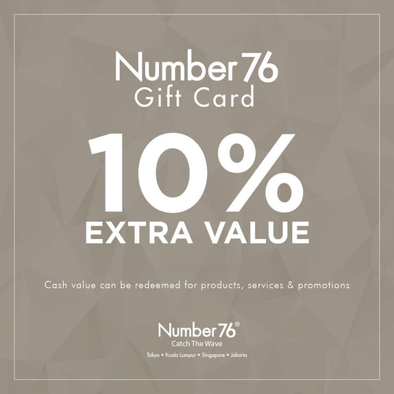 Number76 eGift Card – 10% Extra Value